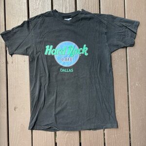 Vintage Hard Rock Cafe Dallas FL T Shirt Men's Large L USA Made Single Stitch